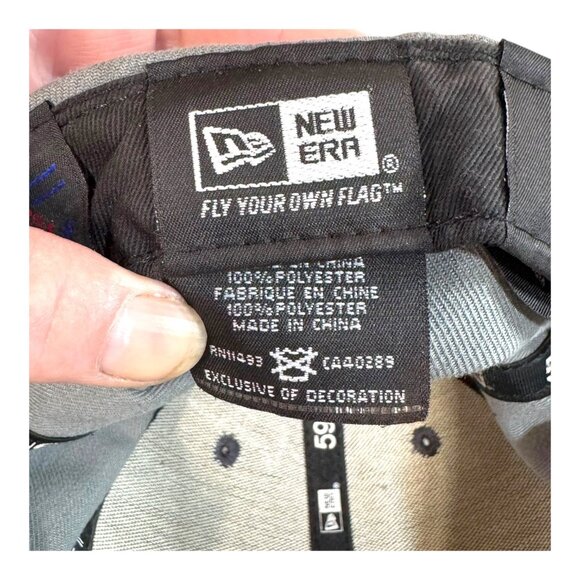 New Era Genuine Merchandise Boston Red Sox 59Fifty Fitted Hat Gray 7 1/2 Retro - Picture 4 of 11